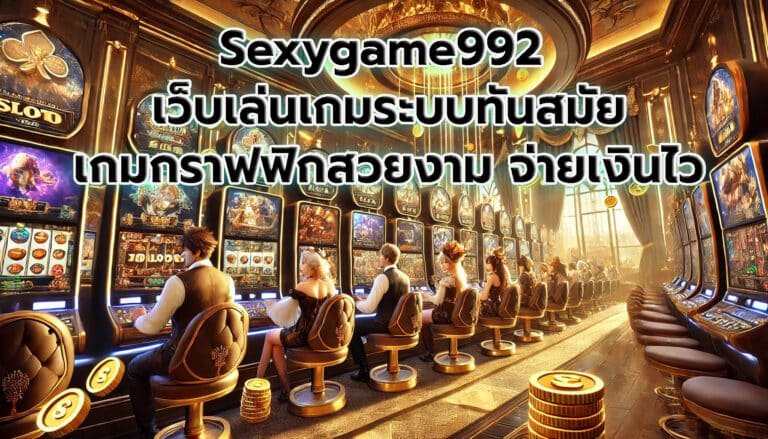 Sexygame992 เว็บเล่นเกมออนไลน์ ระบบทันสมัยใหม่ -3